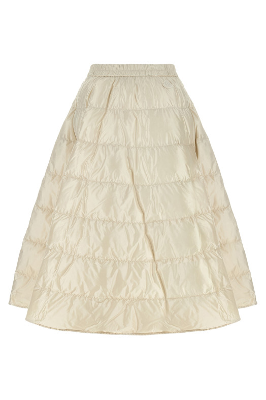 White padded skirt White