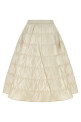 White padded skirt White