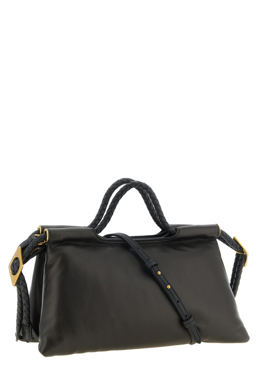 'Pipa' medium black handbag Black