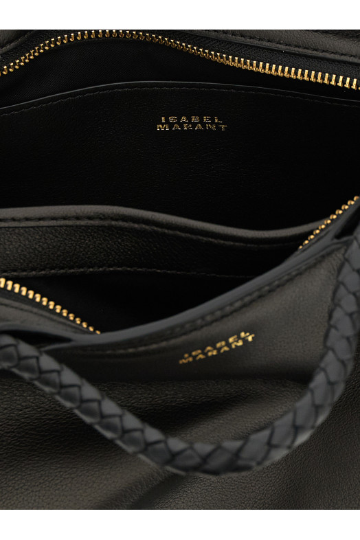 'Pipa' medium black handbag Black