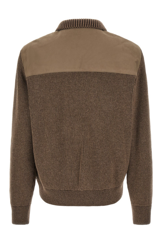 Коричневая гибридная куртка Коричневая BRIONI PLDF0LOE7052600