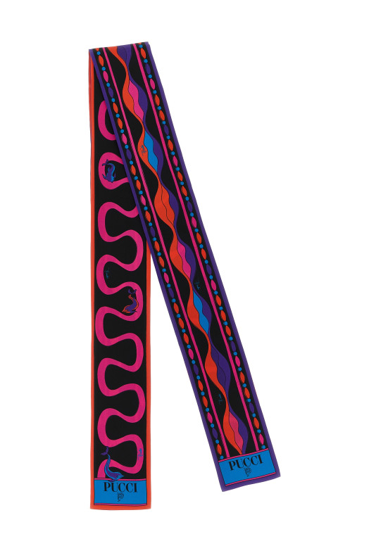 Multicolor print mix scarf Multicolor