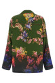 Floral print shirt Green