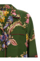 Floral print shirt Green