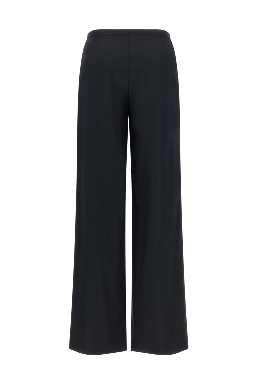Blue light wool pants Blue