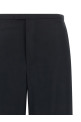 Blue light wool pants Blue
