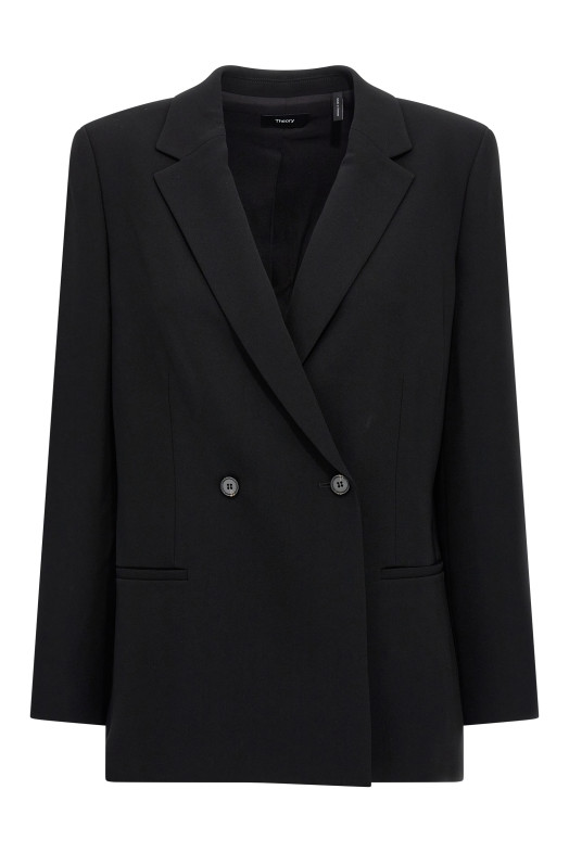 Double-breasted blazer Black