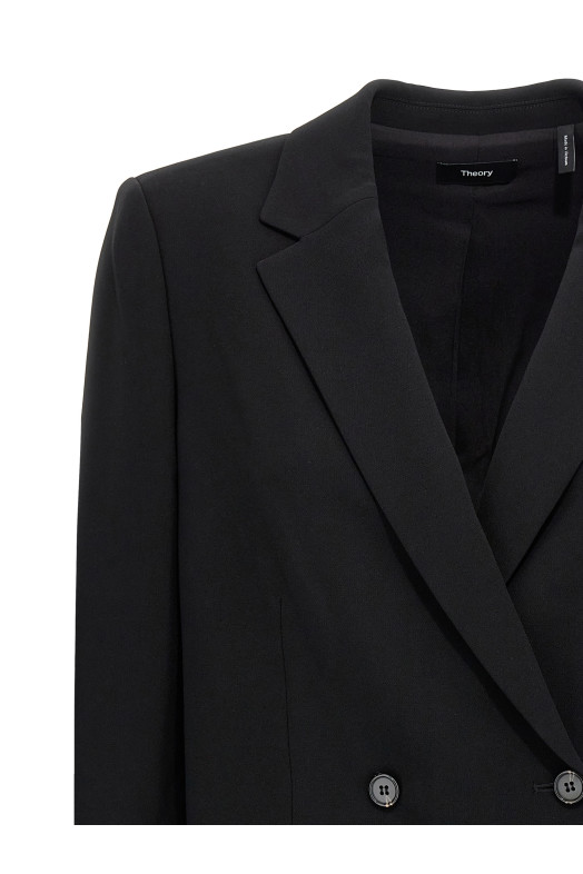 Double-breasted blazer Black