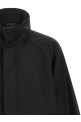 Removable hood jacket Black