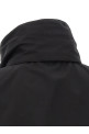Removable hood jacket Black