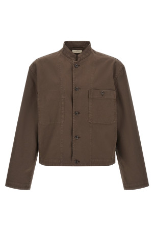 Brown Korean collar jacket Brown