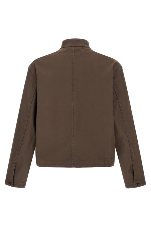 Brown Korean collar jacket Brown