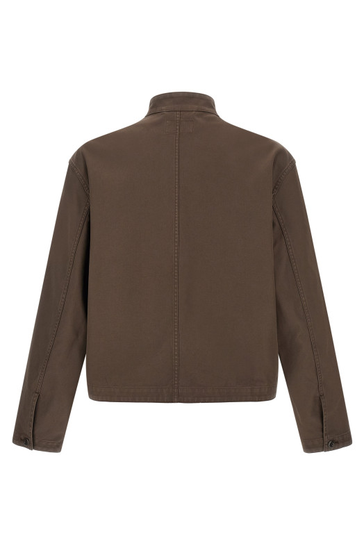 Brown Korean collar jacket Brown