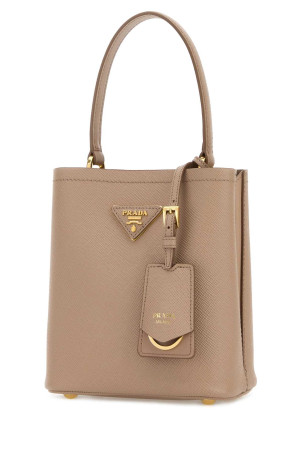 Beige leather small Panier handbag PRADA (1BA217VOOD2ERX)