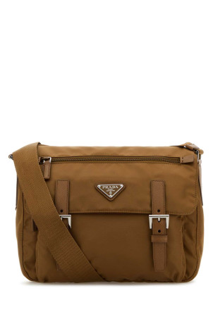Camel Re-Nylon crossbody bag PRADA (1BD953VB1MRV44)