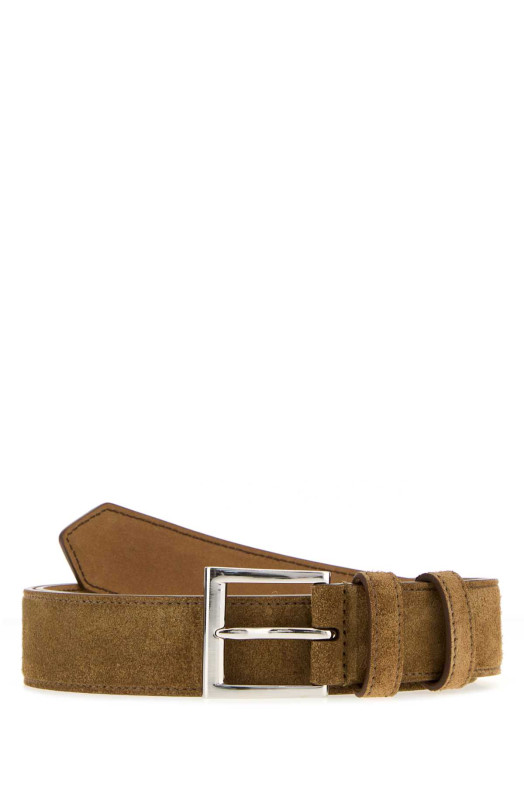 Camel suede belt PRADA (2CC672054)