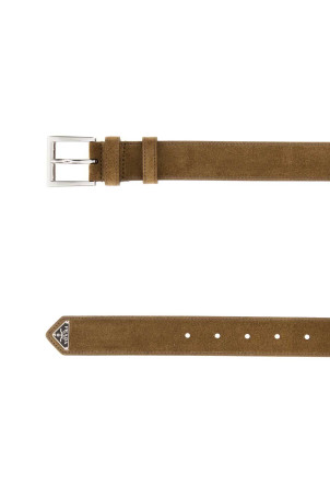 Camel suede belt PRADA (2CC672054)