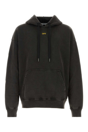 Бавовняна кофта кольору «слат» OFF WHITE (44MBB085S26F00) OFF-WHITE