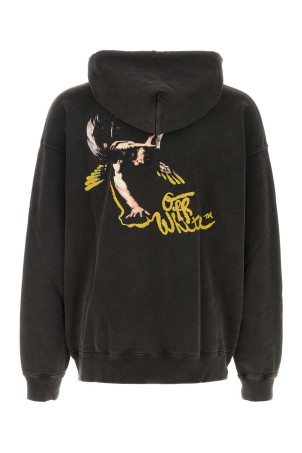 Бавовняна кофта кольору «слат» OFF WHITE (44MBB085S26F00) OFF-WHITE