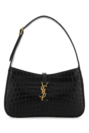 Black leather Le 5 a 7 shoulder bag SAINT LAURENT (657228DZESW)