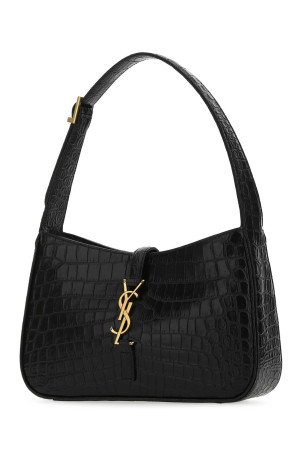 Black leather Le 5 a 7 shoulder bag SAINT LAURENT (657228DZESW)