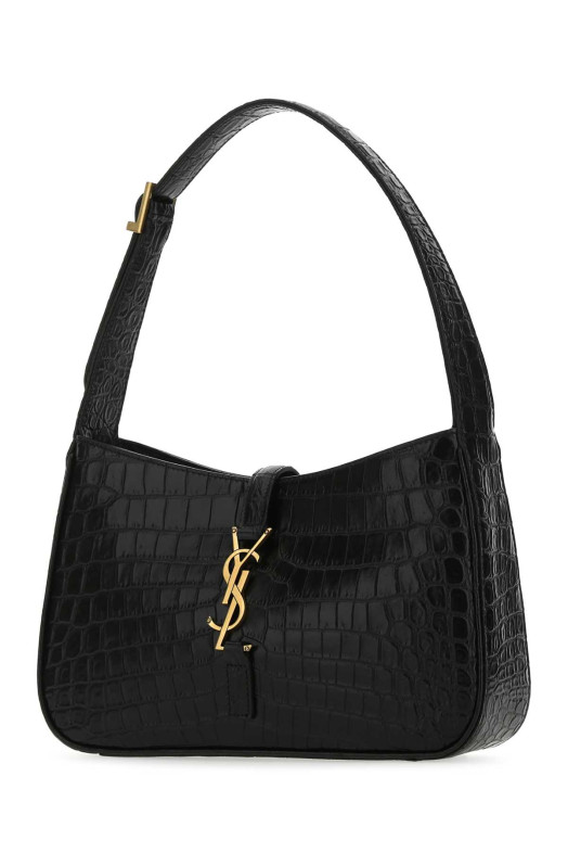 Black leather Le 5 a 7 shoulder bag SAINT LAURENT (657228DZESW)