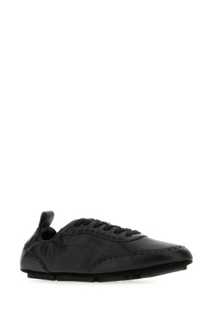 Black leather Fendi Fit sneakers FENDI (7E1799AE86)