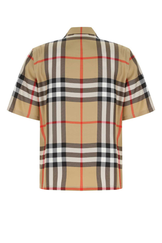 Embroidered silk shirt Multicolor BURBERRY (8050279)