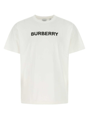Біла бавовняна футболка White BURBERRY (8055309)