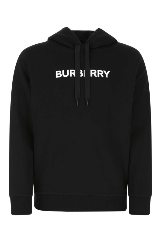 Черная хлопковая толстовка Black BURBERRY (8055318)
