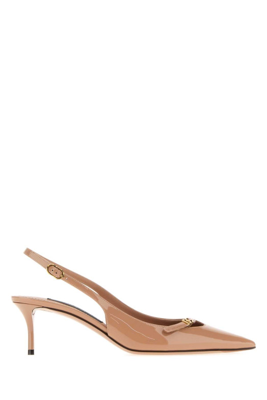 Туфли из кожи розового цвета с эффектом «под старину» DOLCE & GABBANA (CG1062A1471) DOLCE & GABBANA