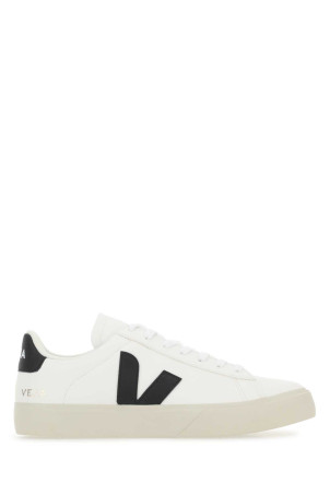 Кроссовки Campo из белой кожи без хромирования от VEJA (CP0501537)