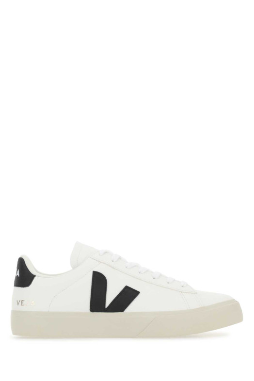 Кроссовки Campo из белой кожи без хромирования от VEJA (CP0501537)