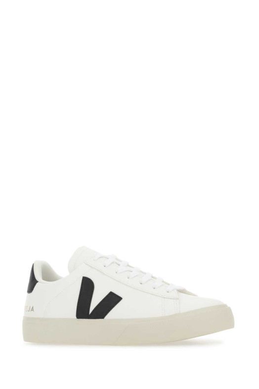 Кроссовки Campo из белой кожи без хромирования от VEJA (CP0501537)