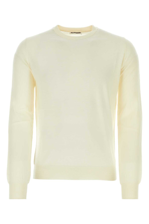 Ivory wool sweater Beige JIL SANDER (J22GP0111J14610)