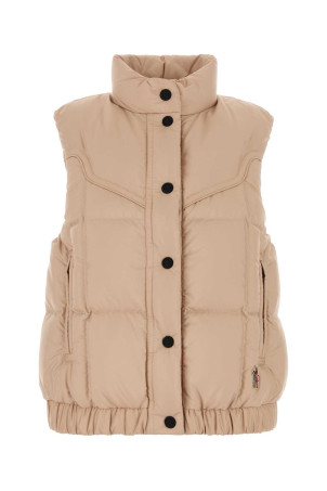 Powder pink polyester Doucy sleeveless down jacket MONCLER GRENOBLE (L20981A00028599JX)
