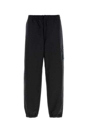 Midnight blue wool blend pant Black STONE ISLAND (L2S153100024S0F24)