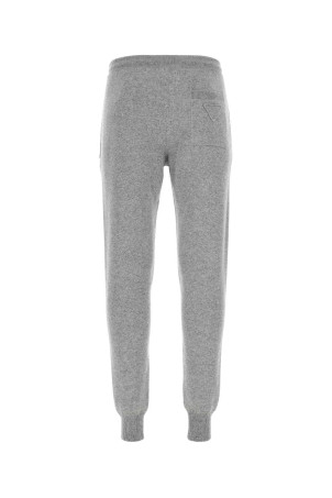 Melange grey stretch cashmere blend joggers PRADA (UMP83S2111YB5)