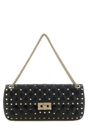 'Rockstud Spike' medium shoulder bag Black