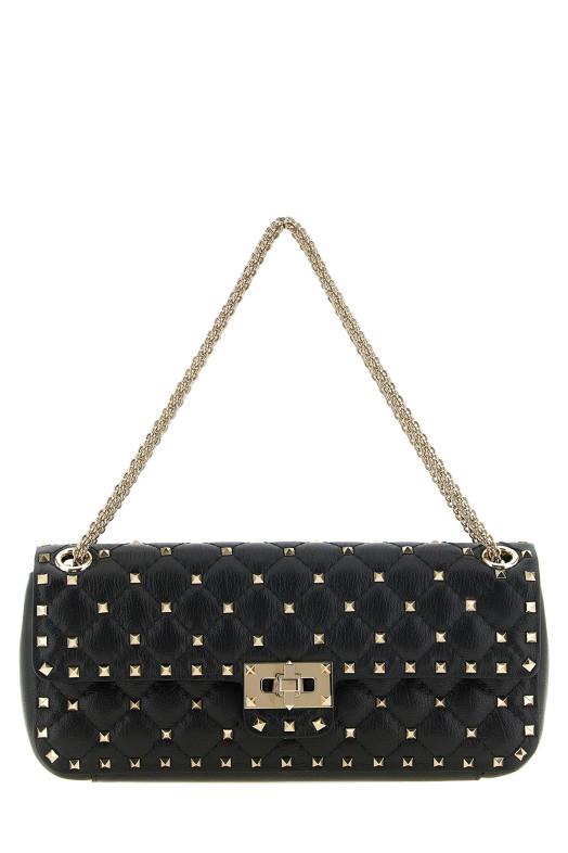 'Rockstud Spike' medium shoulder bag Black