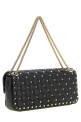 'Rockstud Spike' medium shoulder bag Black