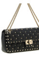 'Rockstud Spike' medium shoulder bag Black