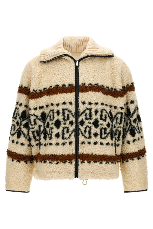 Patterned 'Lijka' coat Beige