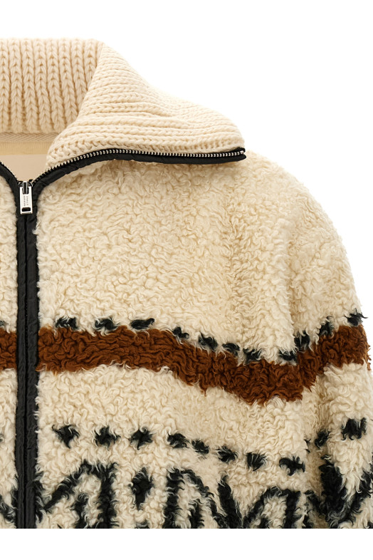 Patterned 'Lijka' coat Beige