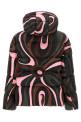 Multicolor 'Marmo' down jacket Multicolor