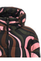Multicolor 'Marmo' down jacket Multicolor
