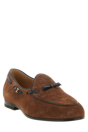 Мокасини Valentino Garavani, коричневі, з коричневою шкірою Y0S0O34ULY1LU