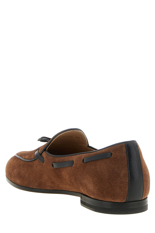 Лоферы Valentino Garavani, коричневая кожа, коричневые Y0S0O34ULY1LU