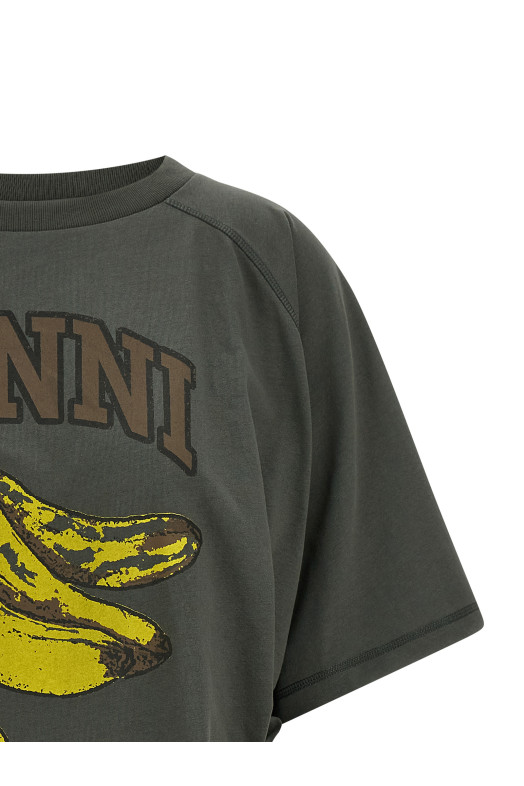 'Grey Banana' T-shirt Gray