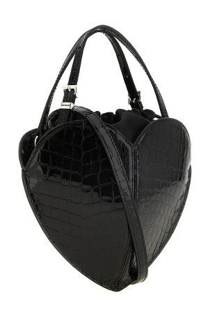 Black 'The Heart' handbag Black